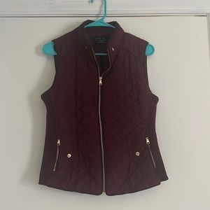 Burgundy Vest
